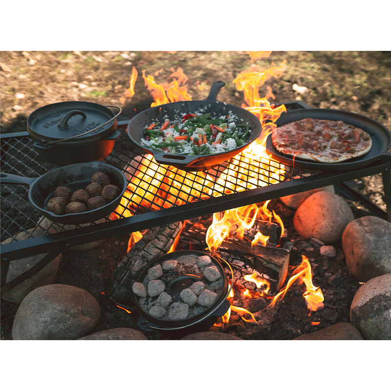 Stansport Pre-Seasoned Cast Iron Wok image number 8