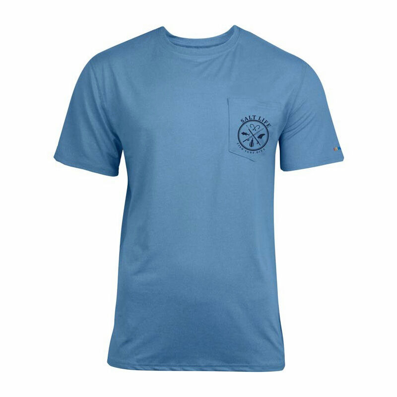 T-Shirt Homme Salt Life - Technologie UVapor - Taille M - Vert - Neuf Avec Étiquettes
