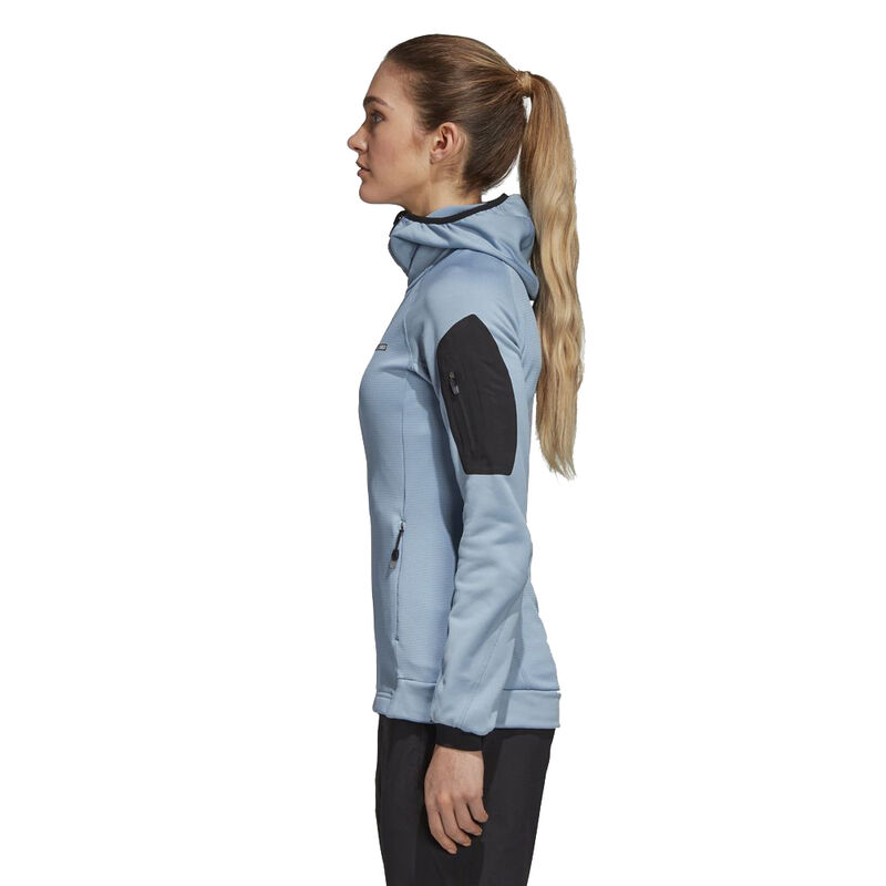 Adidas Women's Terrex Stockhorn Fleece Full-Zip Hoodie image number 2