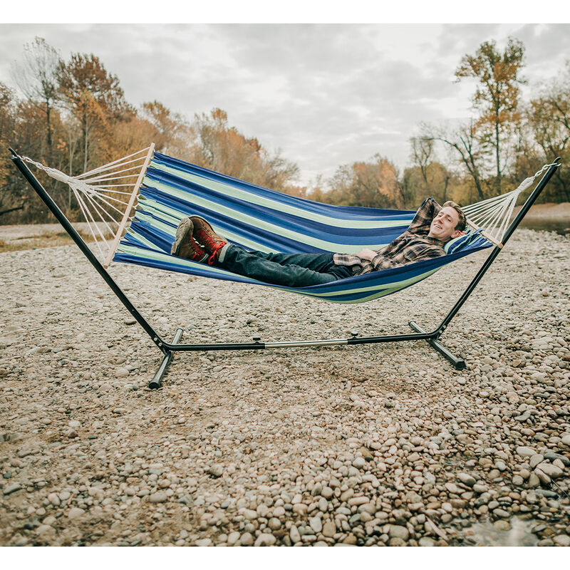 Stansport Cayman Oversized Single Hammock and Stand Combo image number 5