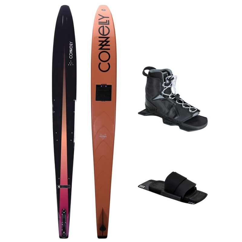 Connelly Rocket Slalom Water Ski with Tempest Binding and Rear Toe Plate