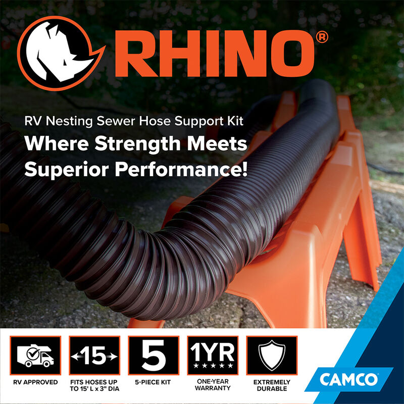 Camco Rhino Camper/RV Sewer Hose Support Kit image number 15
