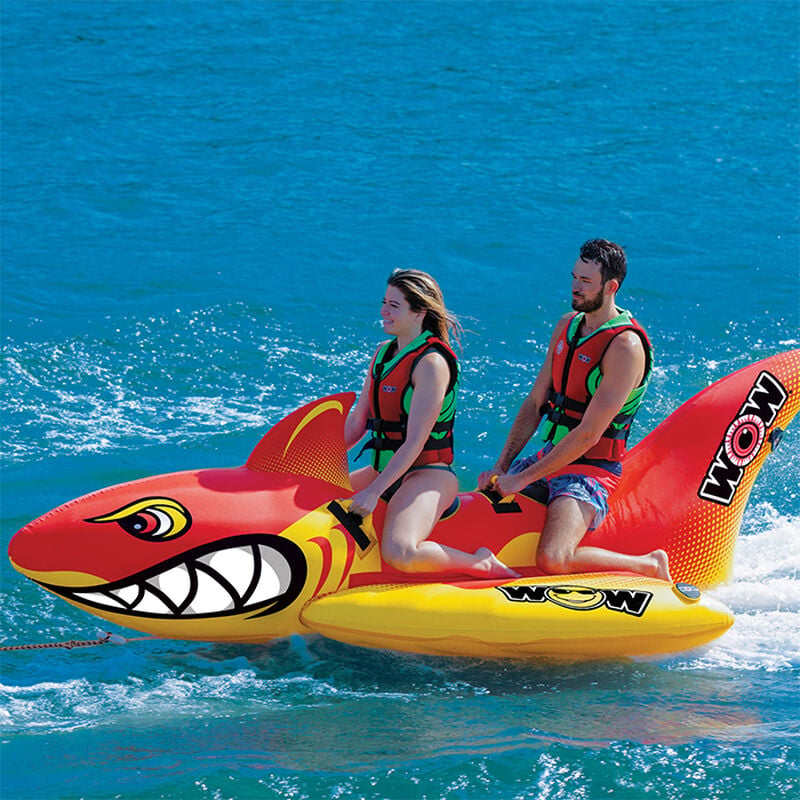 WOW Big Shark 2-Person Towable Tube image number 6