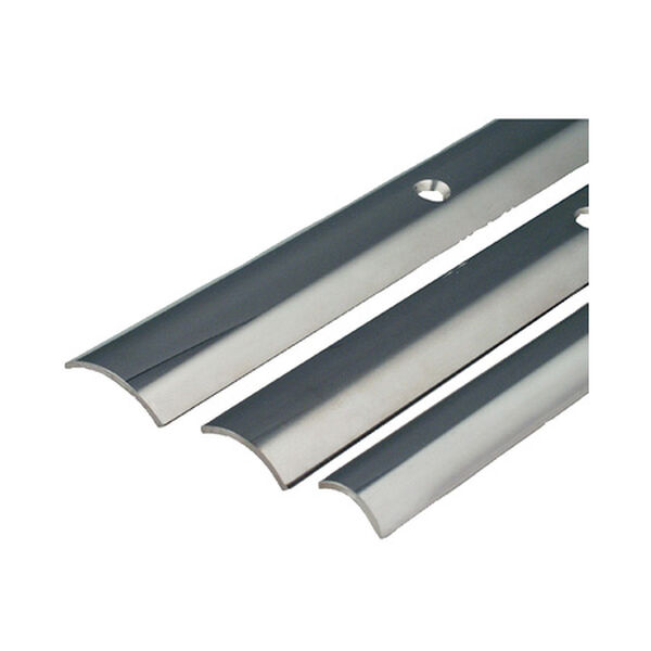 Stainless Steel Hollow Back Rub Rail, 3/4" x 12' Overton's