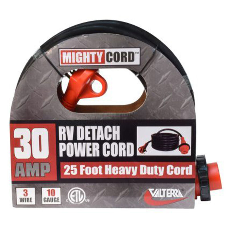 Valterra 30A Detachable RV Power Cord with Handle, 25' image number 2