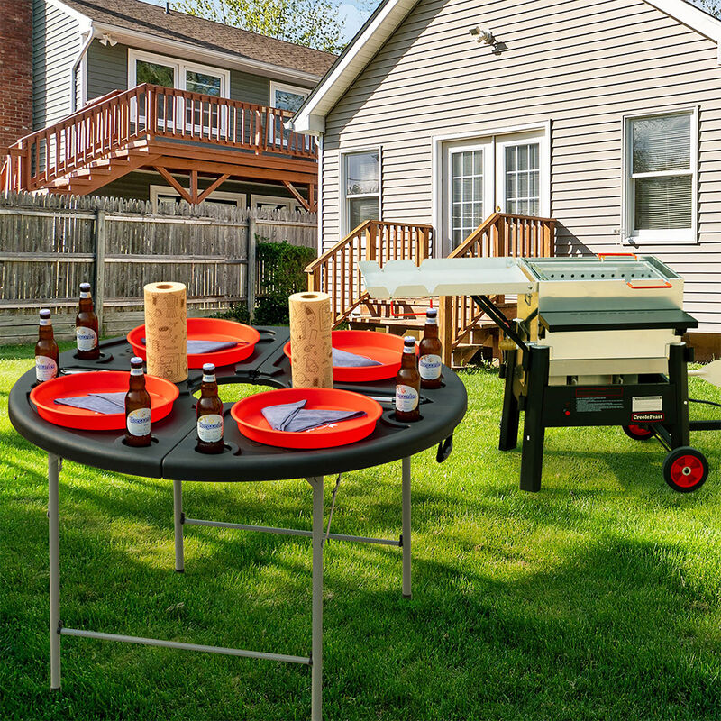 Royal Gourmet Creole Feast Foldable 47in Crawfish/Camping Table image number 2