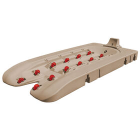 Connect-A-Port  XL6 PWC Drive-on Dock, Tan, Fixed Dock Complete Kit