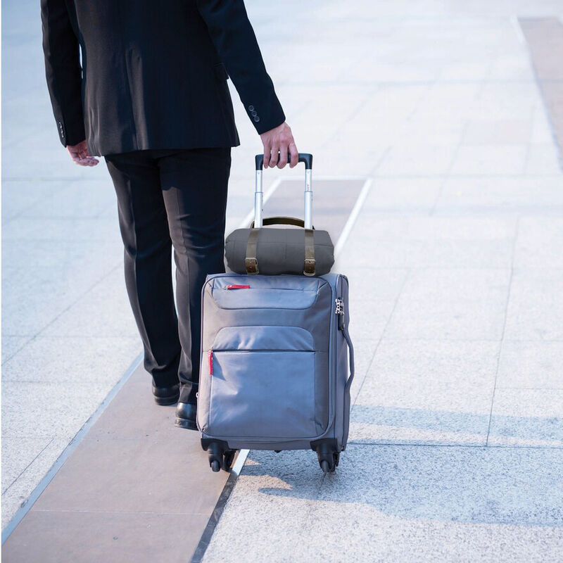 Bon Voyage 5-lb. Reversible Weighted Travel Throw, 40" x 50", Gray image number 5