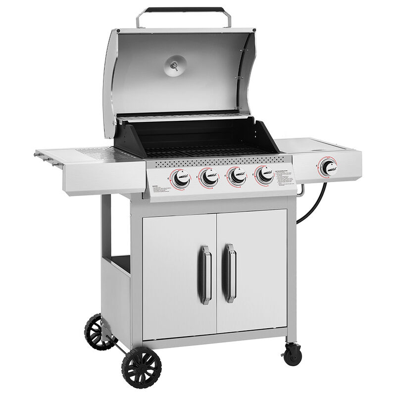 Royal Gourmet GE4001S 4-Burner Gas Grill w/Side Burner + Side Shelves image number 6