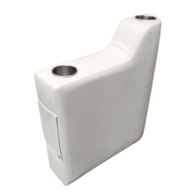 Horizon Manufacturing Premium Series Left Hand Pontoon Armrest -  White