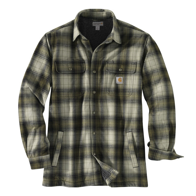 Carhartt Hubbard Sherpa-Lined Plaid Flannel image number 1