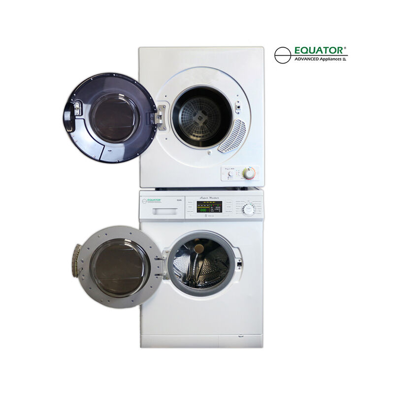Equator EW 824N Super Washer and ED 850 Compact Dryer Stackable Set image number 4