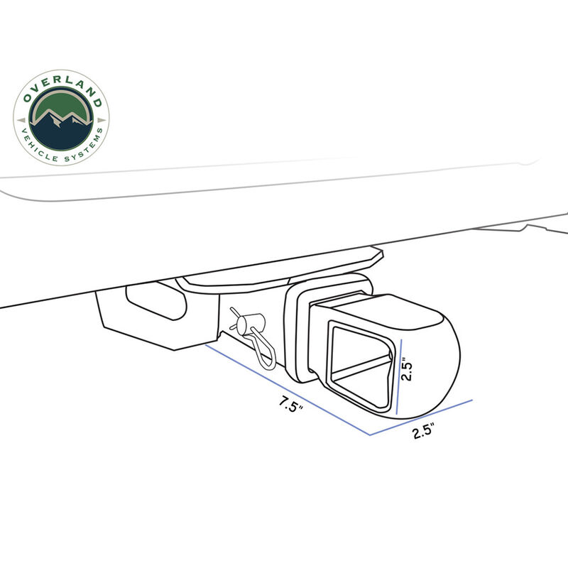 Overland Vehicle Systems Aluminum Receiver Mount image number 5