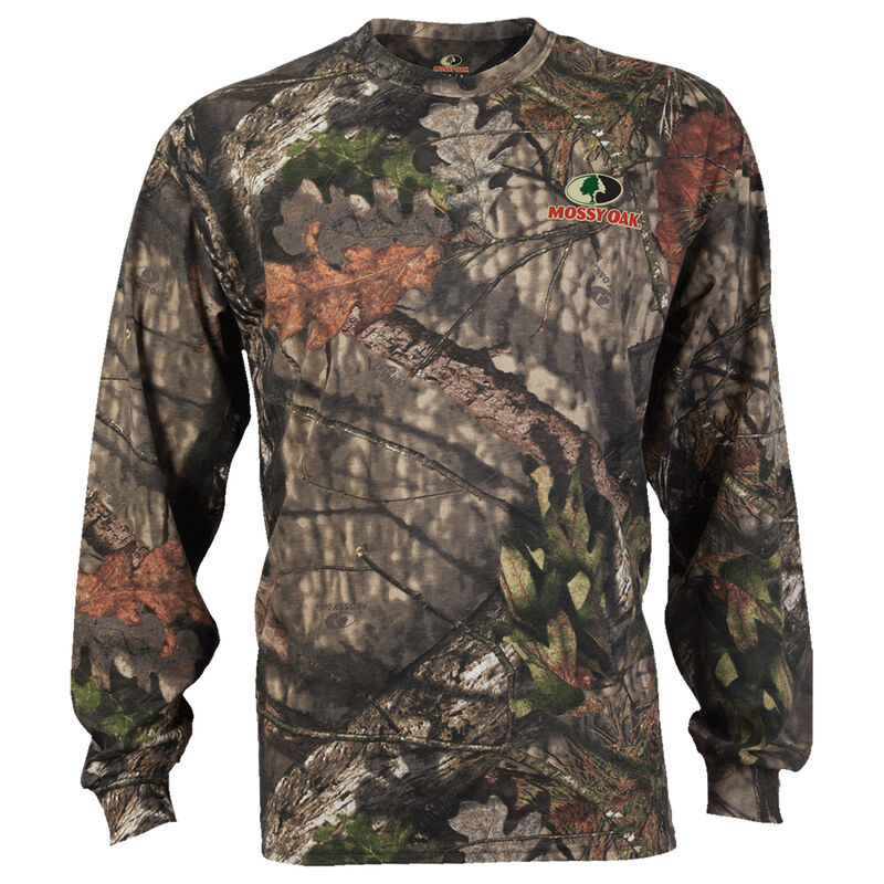 Gildan Men's Camo Long-Sleeve Tee - Mossy Oak Break-Up Country image number 1