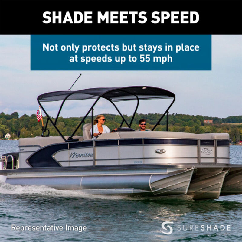 SureShade Speed Top for Power Pontoon Bimini, Top Fabric Only image number 6