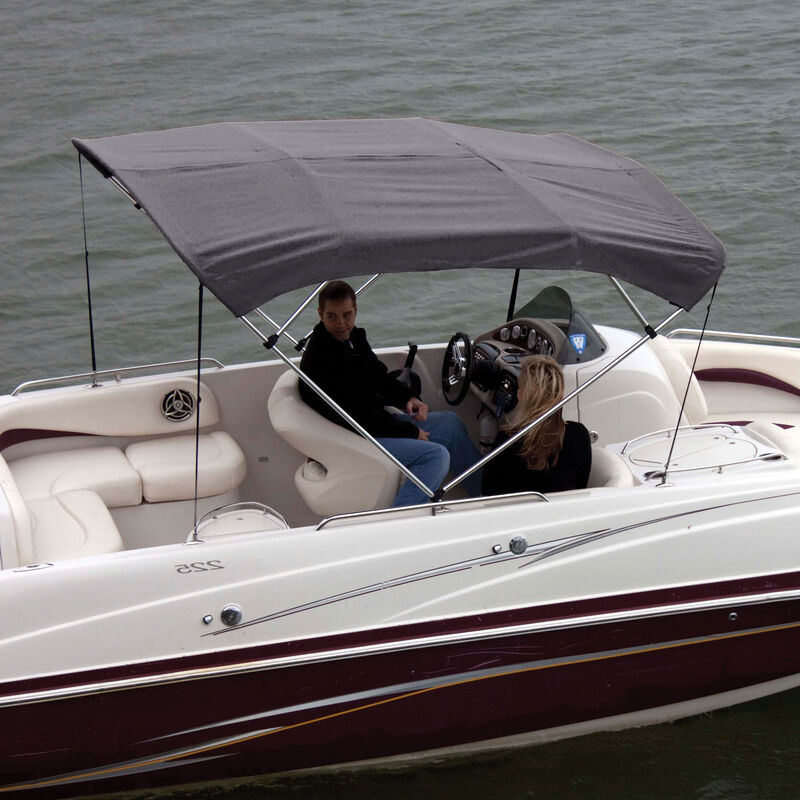 Shademate Bimini Top Polyester Fabric/Boot Only, 4-Bow 8'L x 54"H, 85"-90"W image number 4
