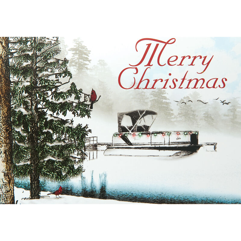 Personalized Pontoon Christmas Cards image number 1