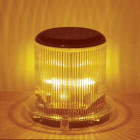 LED Solar Warning Light Amber