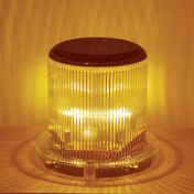 LED Solar Warning Light Amber