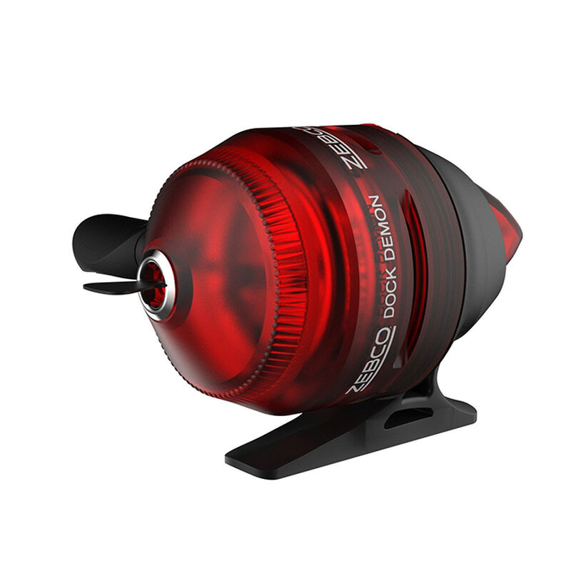 Zebco Dock Demon Spinning Combo, Red image number 3