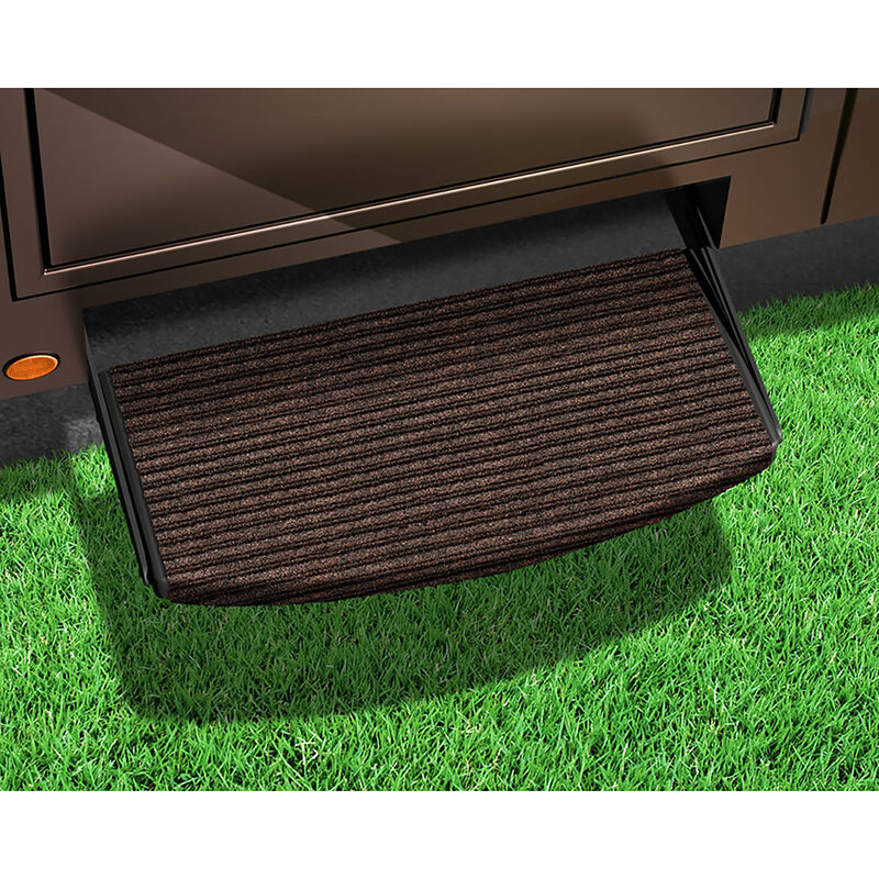 Prest-o-Fit Ruggids Universal RV Step Rugs, Coffee Brown, 3-pack image number 1