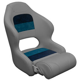 Wise Deluxe Series Pontoon Bucket Seat with Flip-Up Bolster