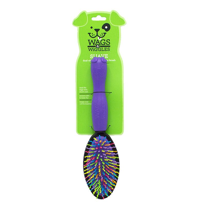 Wags & Wiggles Dual-Sided Dog Brush image number 1