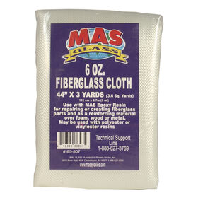 MAS Epoxies 6-oz. Fiberglass Cloth, 44" x 108"