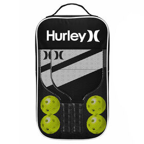 Hurley Pickleball 7-Piece Set, Black/White