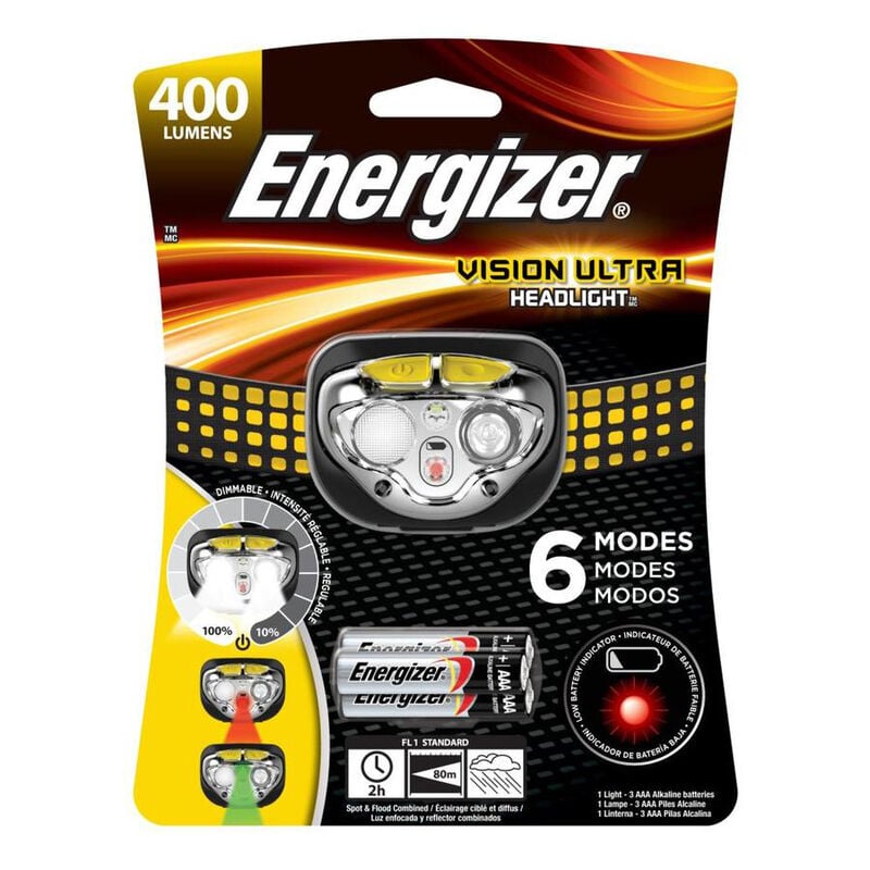 Energizer Vision Ultra 400 Lumen LED Headlamp image number 2