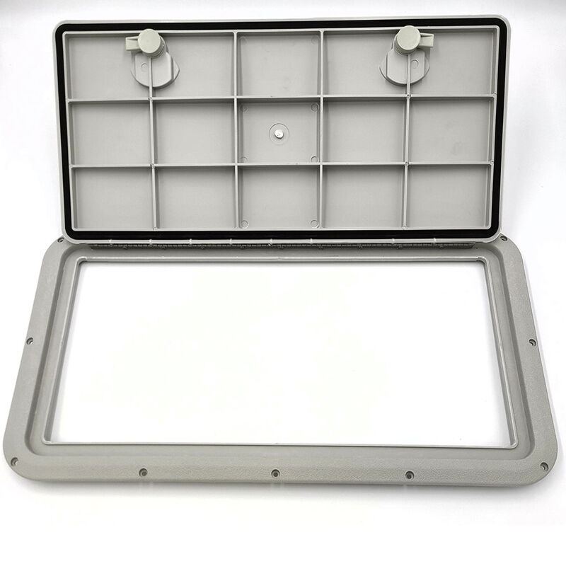 DPI 13" x 24" Flush Series Hatch, Auster Light Gray image number 2