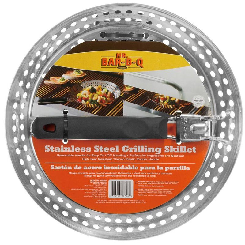 Mr. BBQ Stainless Steel Grilling Skillet image number 1