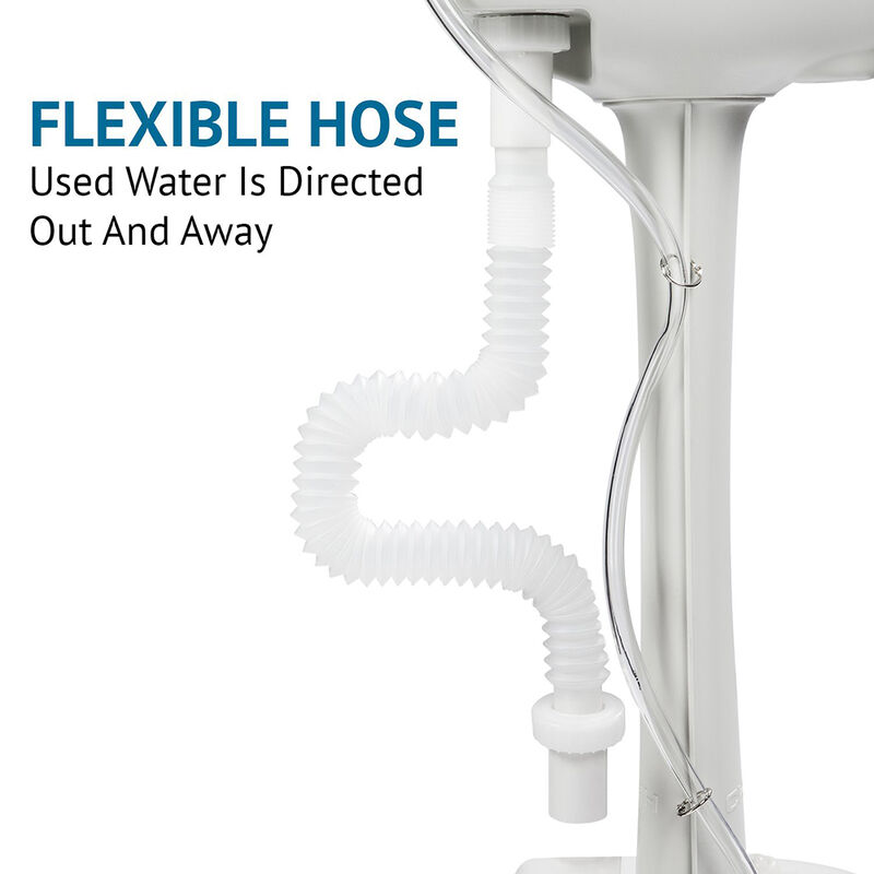 Outdoor 5 Gallon Portable Sink with Foot Pump and Soap Dispenser image number 5