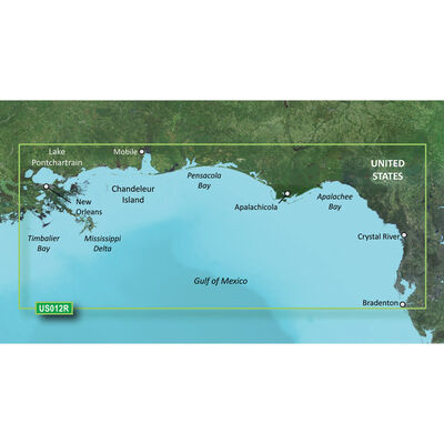 Garmin g2 Vision BlueChart - Tampa to New Orleans