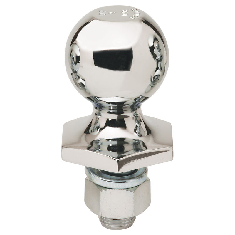 Reese Towpower 1-7/8" Chrome Interlock Hitch Ball, 2,000 lbs. image number 1