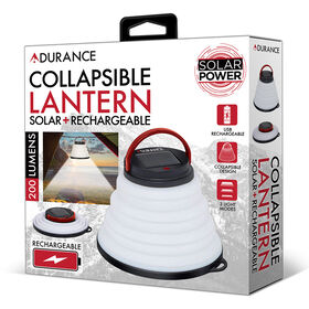 Adurance Collapsible Lantern Solar+Rechargeable
