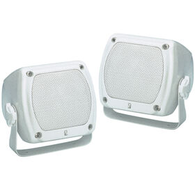 Poly-Planar MA840 Sub-Compact 3" Dual Cone Box Speakers, Pair