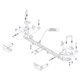 Roadmaster Crossbar Style Baseplate&mdash;2016-2018 Lincoln MKX (524447-4)