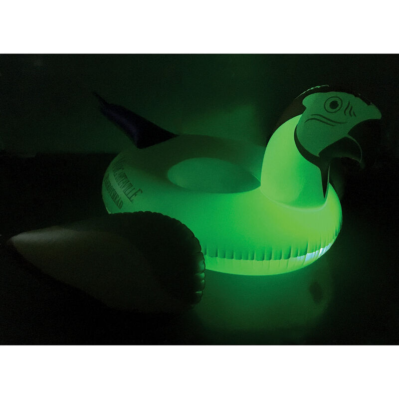 Margaritaville Parrot Head Pool Float With LED Lights image number 3