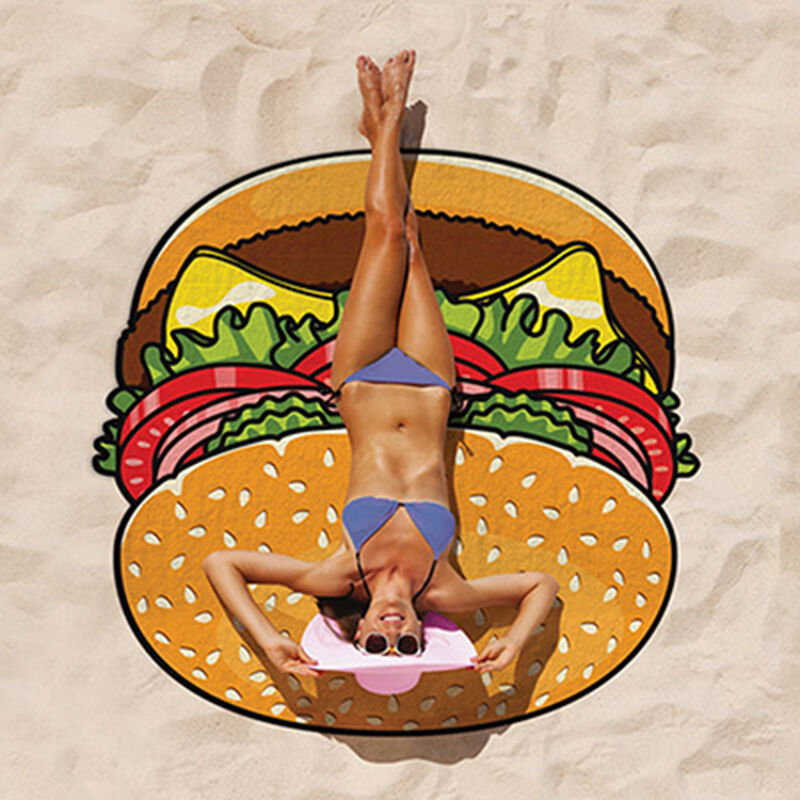 Bigmouth Gigantic Burger Beach Blanket image number 2