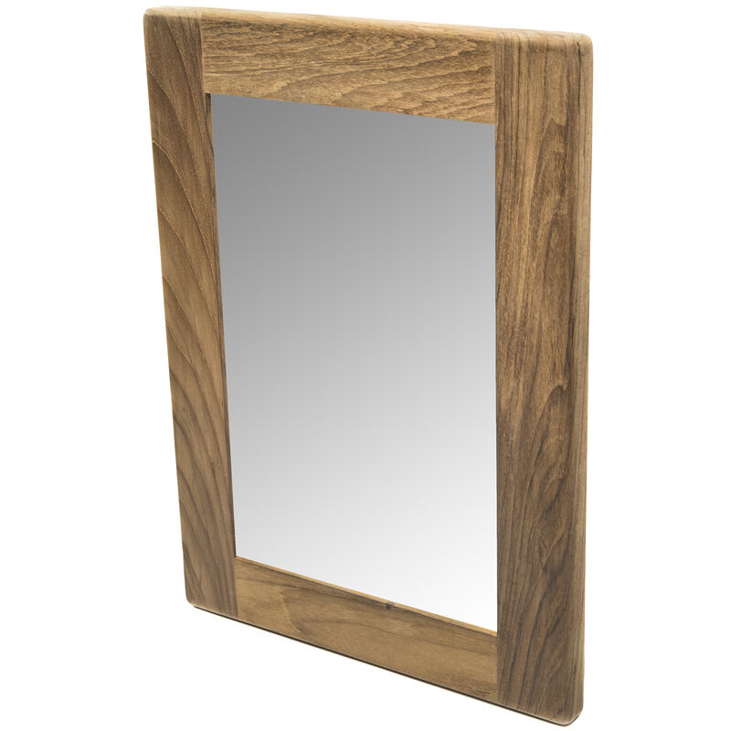 Whitecap Teak Rectangular Mirror Frame image number 1