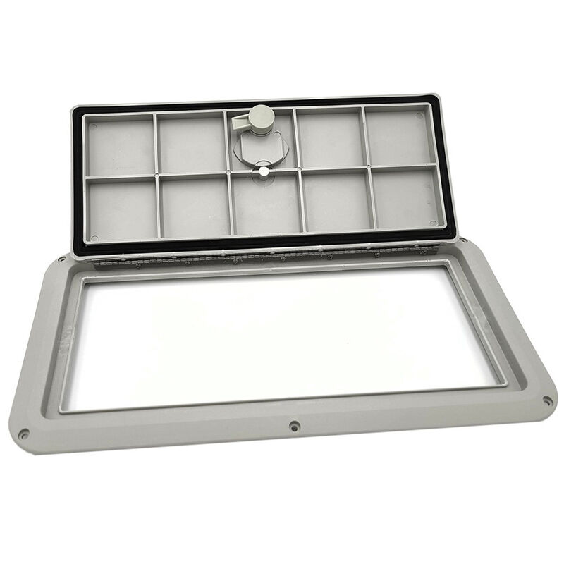 DPI 9" x 18" Flush Series Hatch, Auster Light Gray image number 2