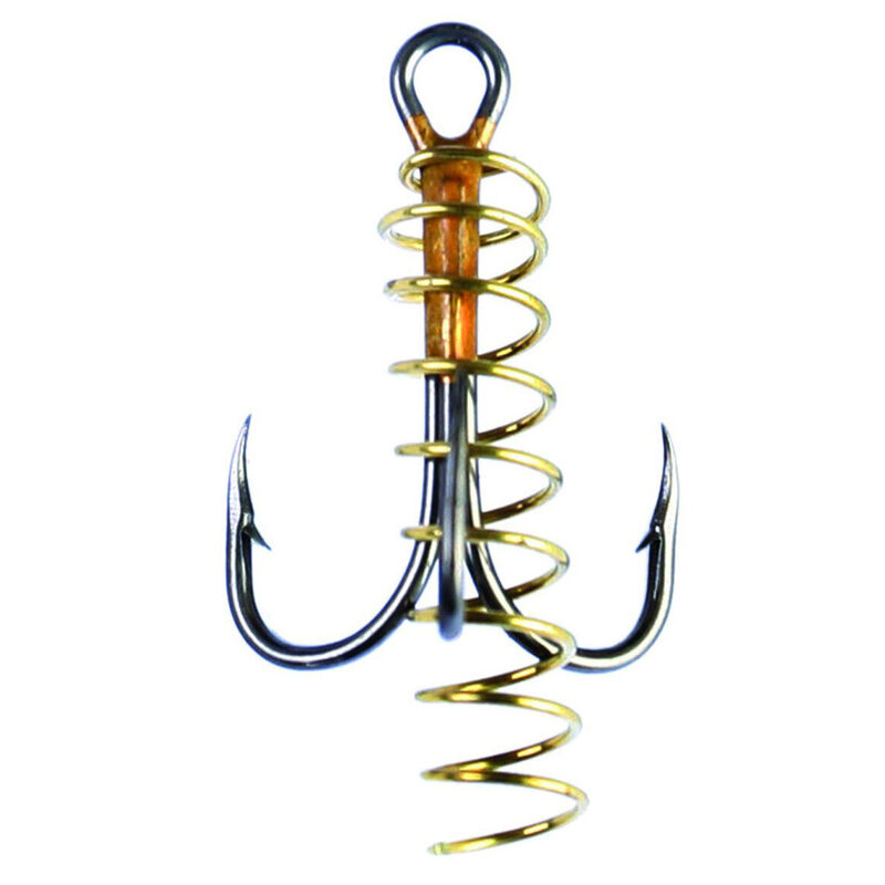 Eagle Claw 374SB Soft Bait Treble Hook With Spring image number 1