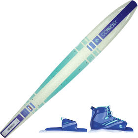 Connelly Women's Aspect Slalom Waterski w/Shadow Binding and Rear Toe Plate