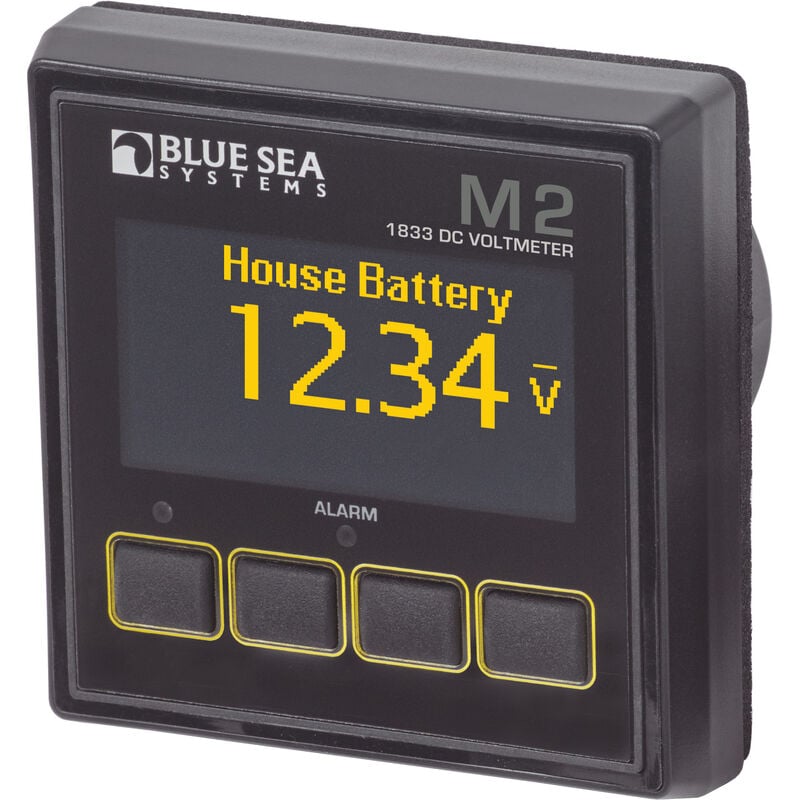 Blue Sea Systems M2 DC Voltmeter OLED Digital Monitor image number 1