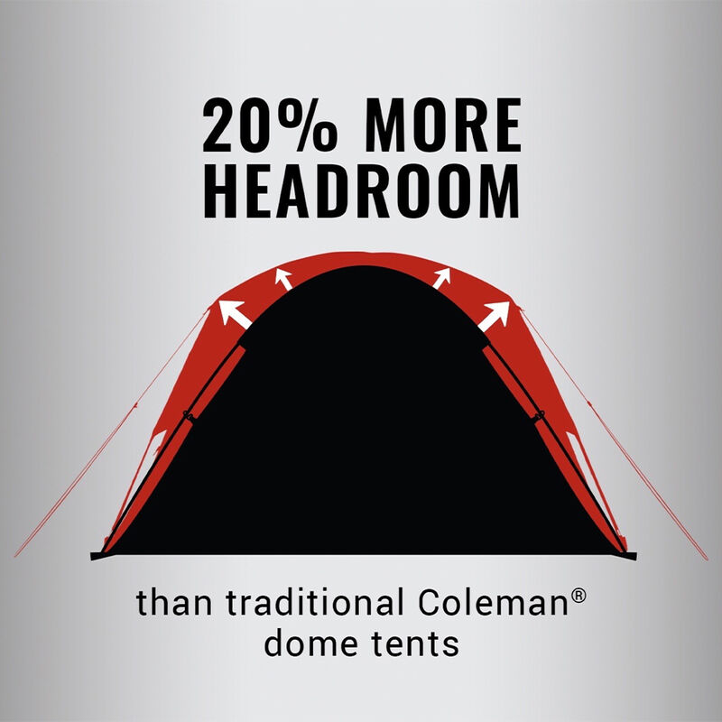 Coleman Skydome 4-Person Camping Tent, Blue Nights image number 5