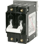 Blue Sea DC Circuit Breaker C-Series Toggle Switch, Double Pole, 175A