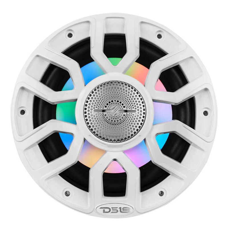 DS18 NXL-IQ6 6.5" Two-Way Coaxial Marine Speakers with LED Lights, Pair image number 3