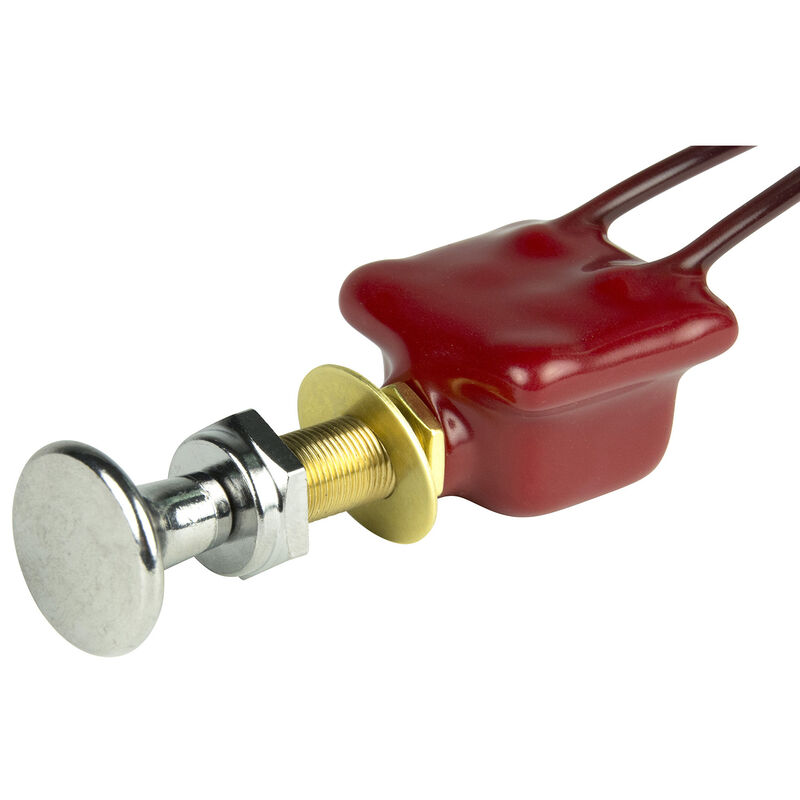 BEP SPST PVC Coated Push-Pull Switch With Wire Leads, 2 Position, Off/On image number 1