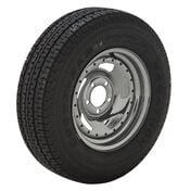 Goodyear Marathon 175/80 R 13 Radial Trailer Tire, 5-Lug Chrome Directional Rim